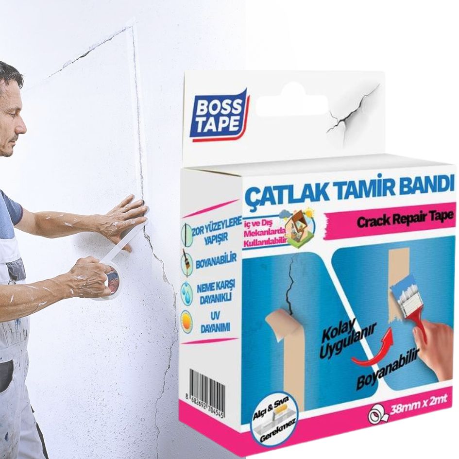 BOSS TAPE Cache Fissures – Ruban Adhésif Haute Résistance - My Store