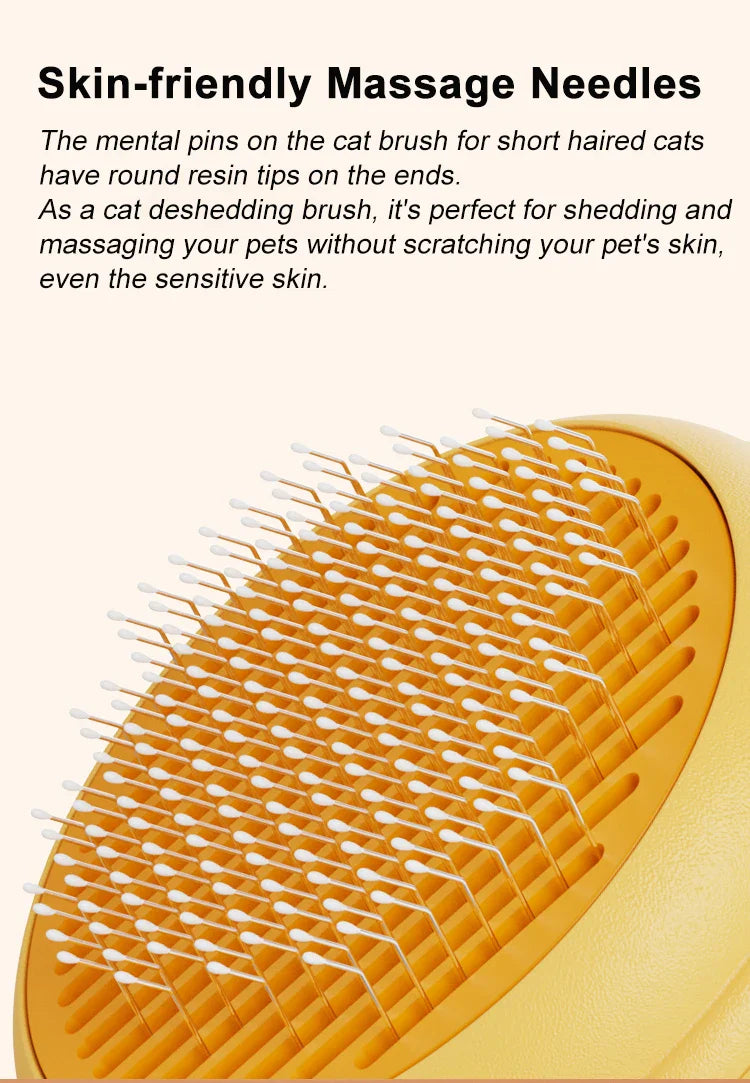 Brosse Peigne pour Chat & Chien – Anti-Boules de Poils – Démêlant et Retire Poils Morts - My Store