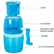 Broyeur à glace manuel portable – Rasoir à glace sans électricité - My Store