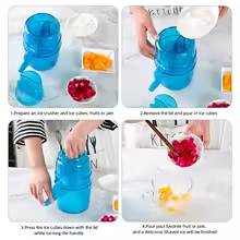 Broyeur à glace manuel portable – Rasoir à glace sans électricité - My Store