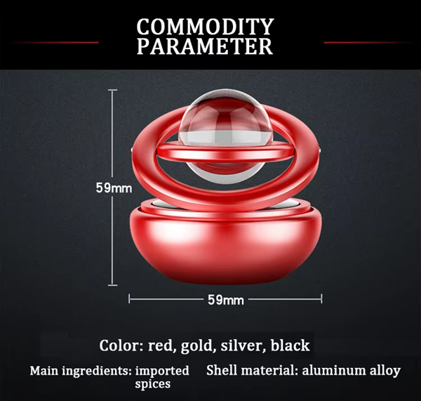 Diffuseur d'aromathérapie Solaire Rotatif Pour Voiture - My Store