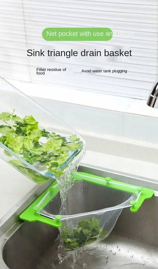 Filtre Évier Cuisine Triangulaire – Panier Collecteur Déchets & Restes Alimentaires - My Store