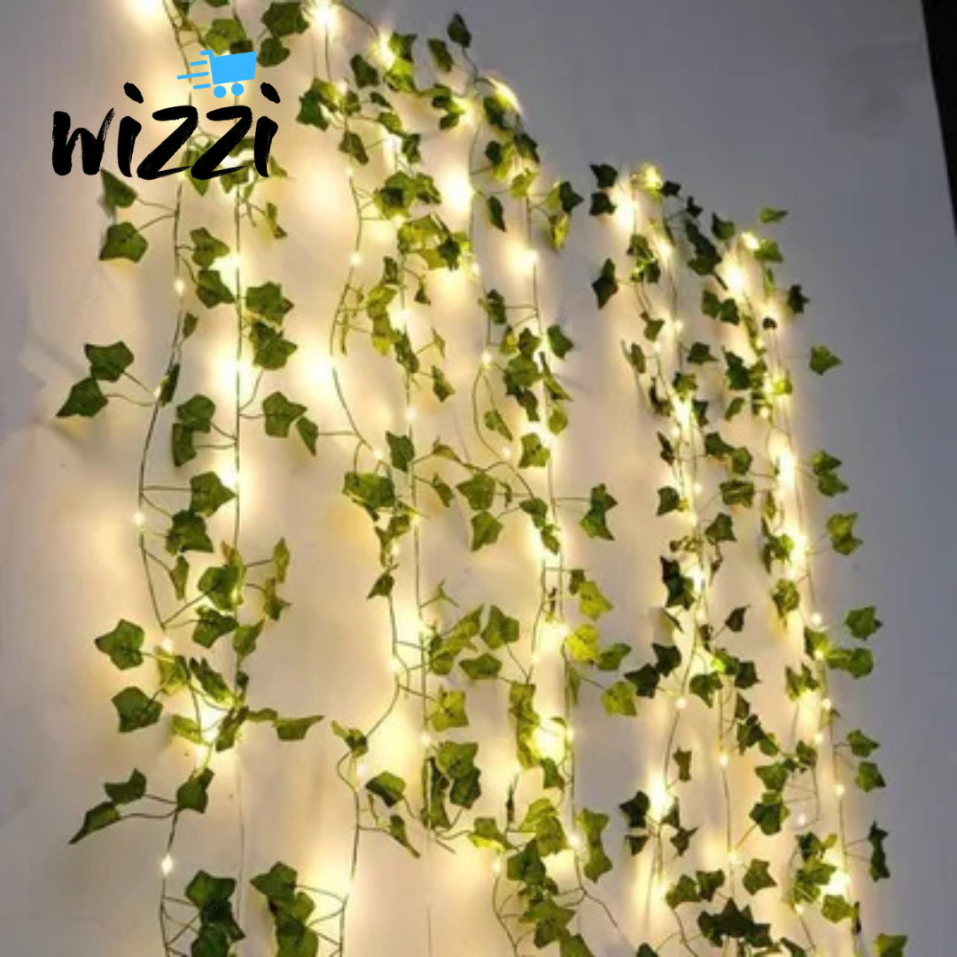 Guirlande Lumineuse Lierre Artificiel 10M – Déco LED Ambiance | Wizzi Tunisie - My Store