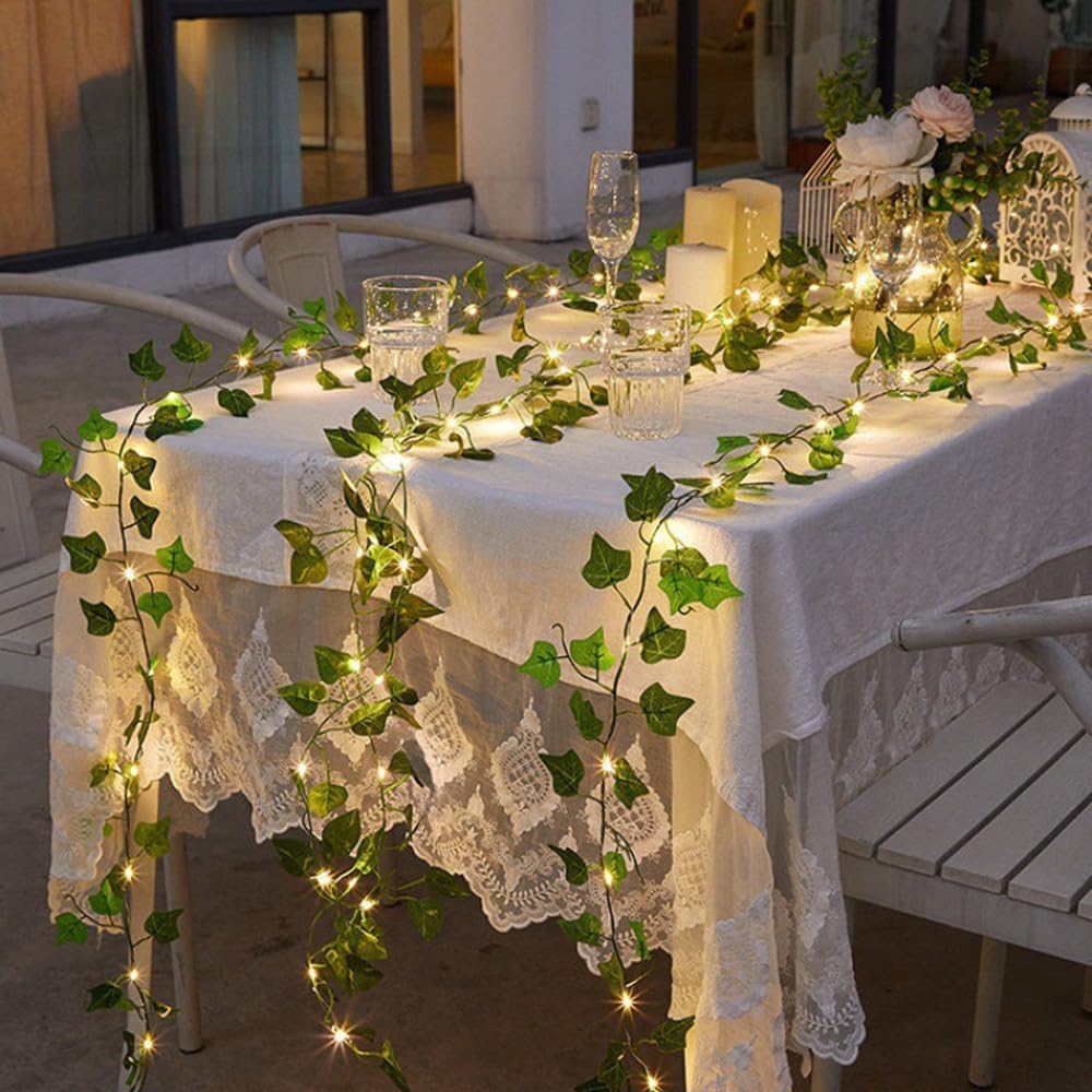 Guirlande Lumineuse Lierre Artificiel 10M – Déco LED Ambiance | Wizzi Tunisie - My Store