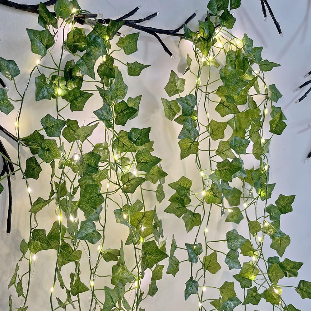 Guirlande Lumineuse Lierre Artificiel 10M – Déco LED Ambiance | Wizzi Tunisie - My Store