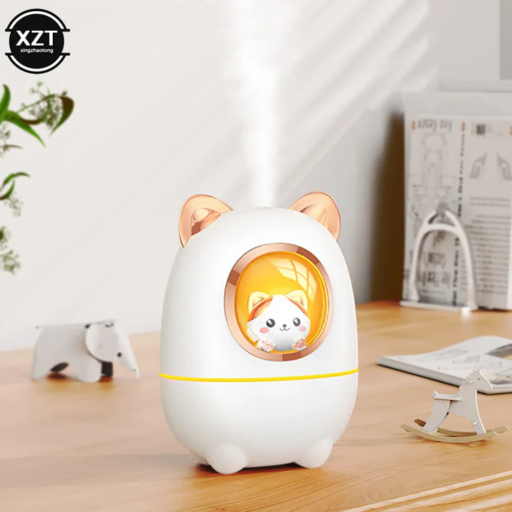 Humidificateur d’air Chat Kawaii – Diffuseur Silencieux Recharge USB | Wizzi - My Store