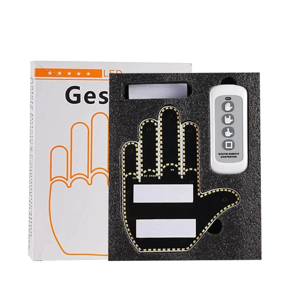 Lampe à Main Doigt LED avec Télécommande – Accessoire Voiture Fun | Wizzi - My Store