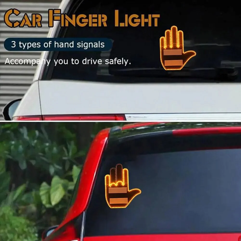 Lampe à Main Doigt LED avec Télécommande – Accessoire Voiture Fun | Wizzi - My Store