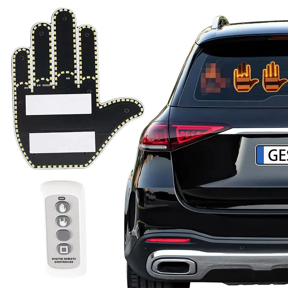 Lampe à Main Doigt LED avec Télécommande – Accessoire Voiture Fun | Wizzi - My Store