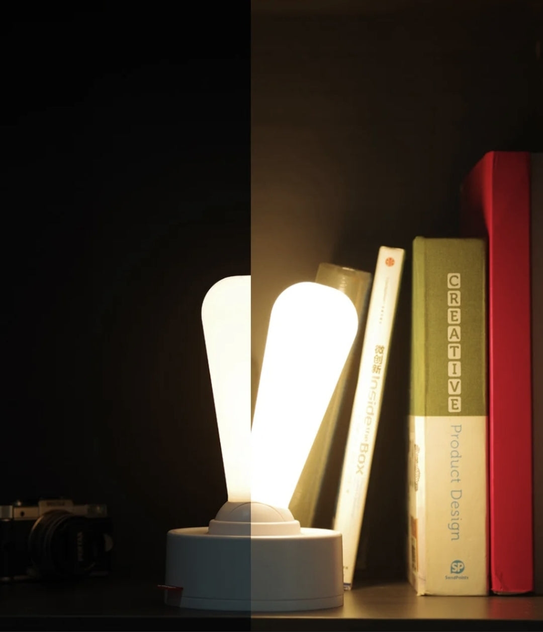 Lampe LED blanche joystick USB pour chambre ou bureau