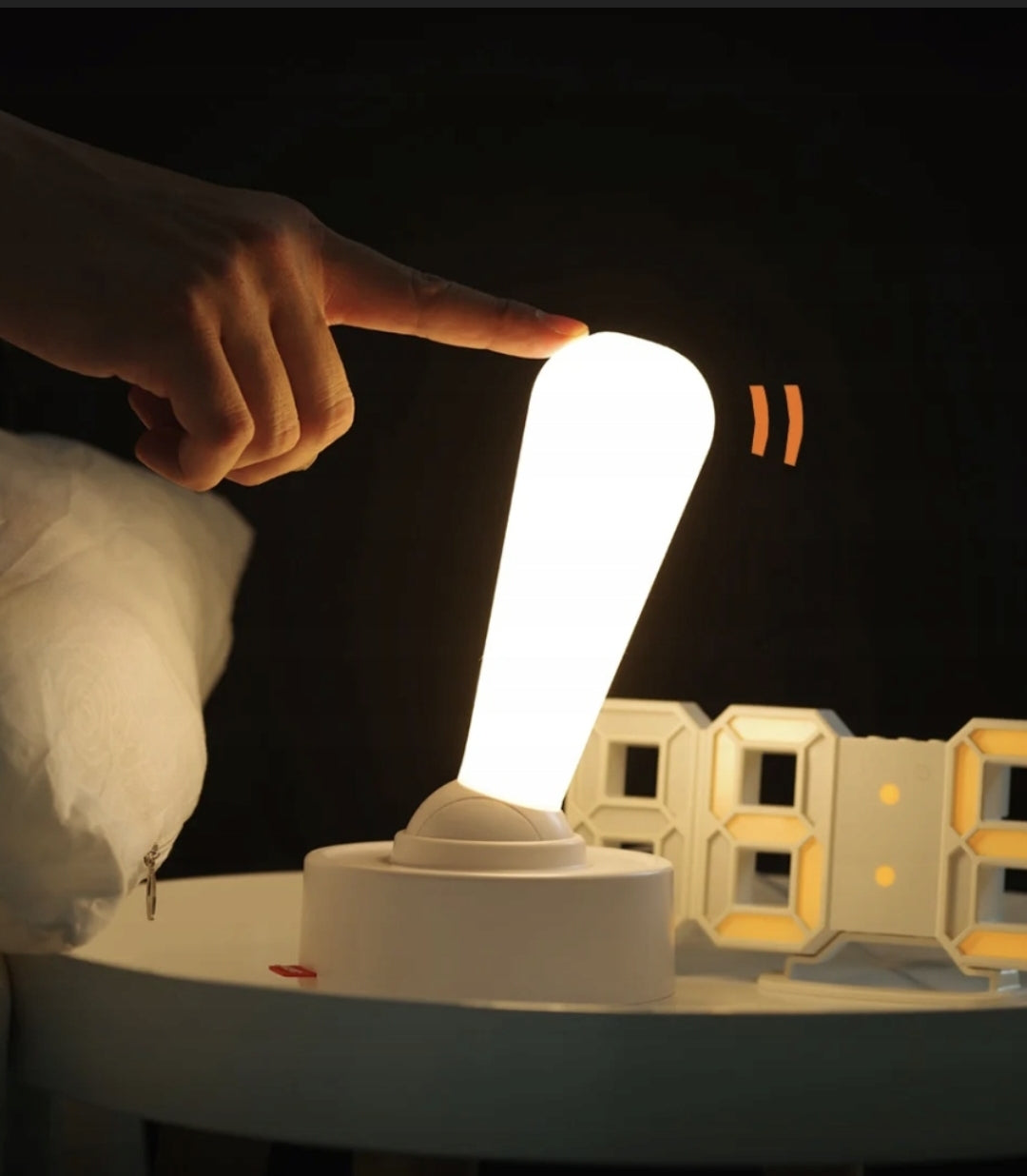 Lampe LED blanche joystick USB pour chambre ou bureau