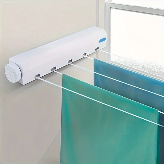 Leifheit Rollfix 210 Longline : séche-linge mural rétractable pour petits espaces