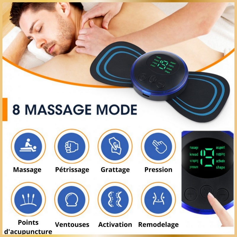 Massage portable rechargeable – soulagement rapide tension