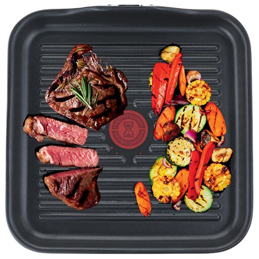Poêle Grill Tefal Selection 26x26 cm – Induction & Revêtement Titane | Wizzi - My Store