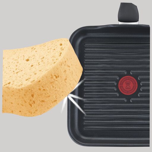 Poêle Grill Tefal Selection 26x26 cm – Induction & Revêtement Titane | Wizzi - My Store