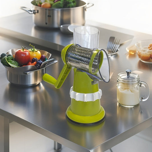 Râpe Rotative Réglable avec Ventouse – Coupe Légumes & Fromage - My Store