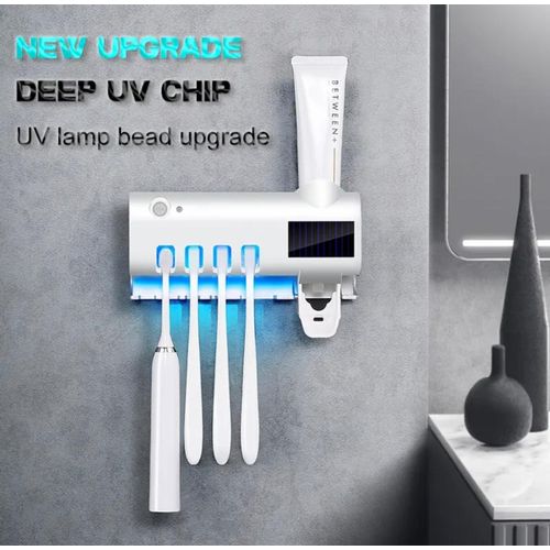 Stérilisateur Brosse à Dents + Distributeur Dentifrice Automatique | Wizzi - My Store