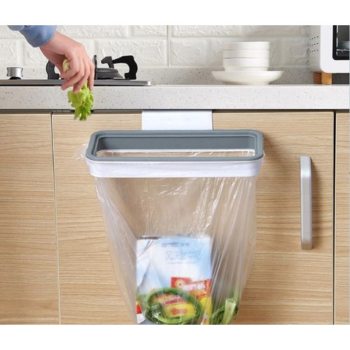 Support Sac Poubelle avec Couvercle – Fixation Porte ou Tiroir | Wizzi - My Store