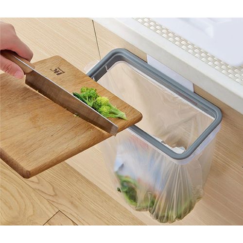 Support Sac Poubelle avec Couvercle – Fixation Porte ou Tiroir | Wizzi - My Store
