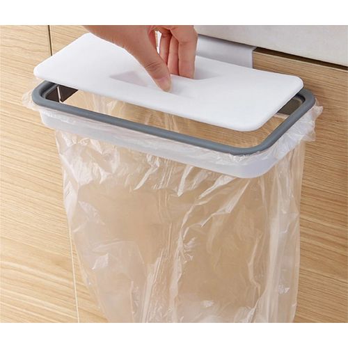 Support Sac Poubelle avec Couvercle – Fixation Porte ou Tiroir | Wizzi - My Store