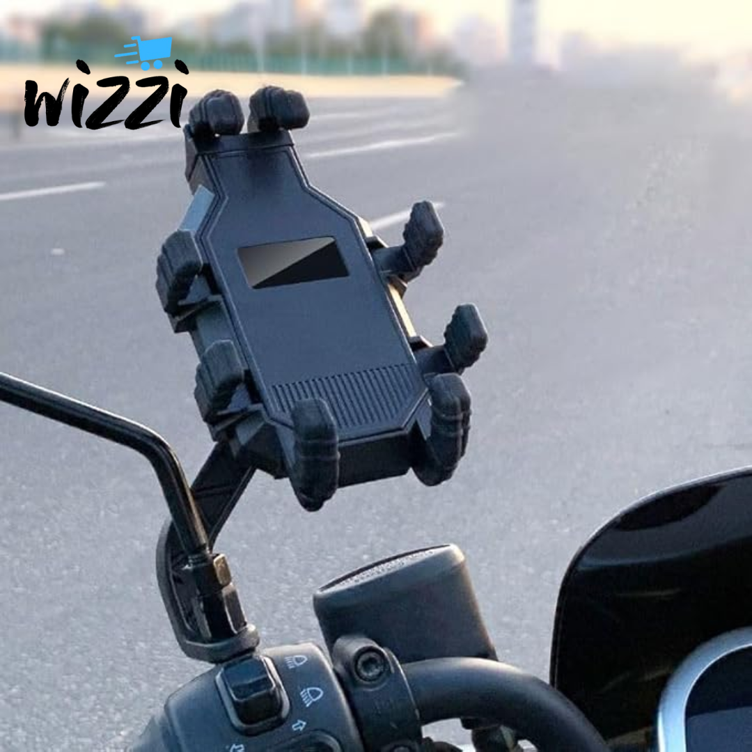Support de téléphone universel pour moto et vélo – rotatif et antichoc – Wizzi Tunisie