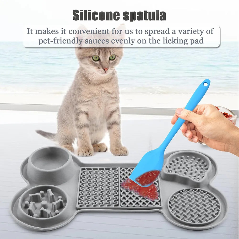 Tapis de Léchage Multifonction pour Chiens & Chats – Antistress & Anti-glouton - My Store