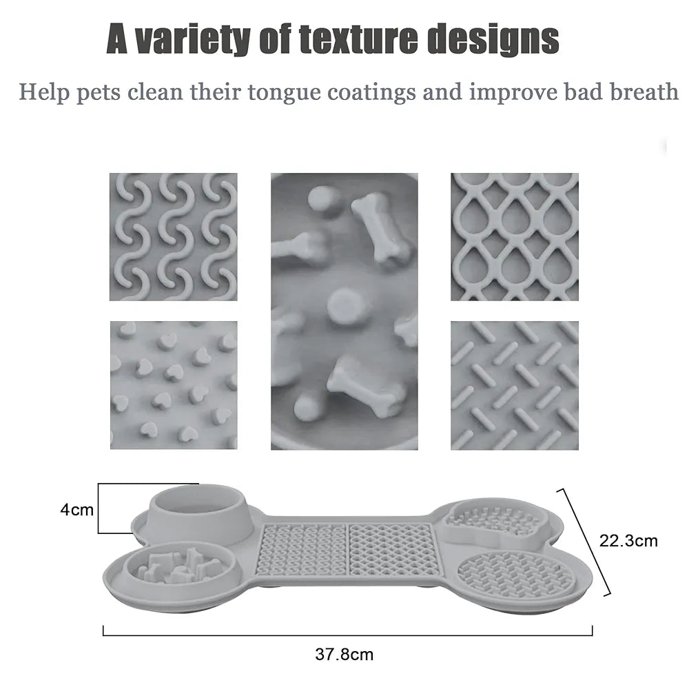 Tapis de Léchage Multifonction pour Chiens & Chats – Antistress & Anti-glouton - My Store