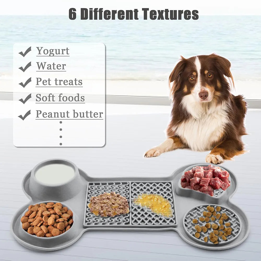 Tapis de Léchage Multifonction pour Chiens & Chats – Antistress & Anti-glouton - My Store