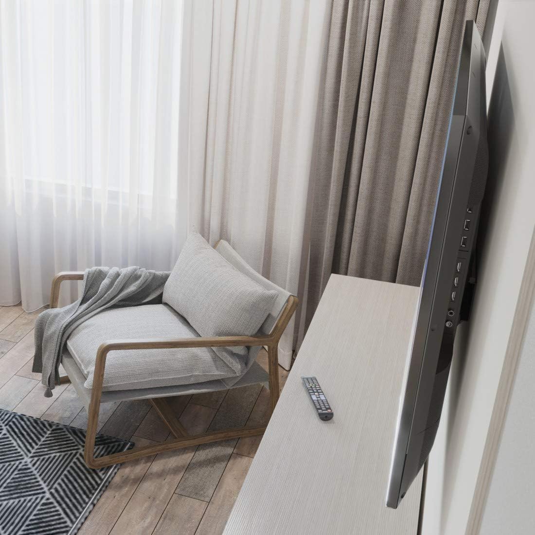 Support Mural TV pour écrans 26"-63" LED LCD Plasma