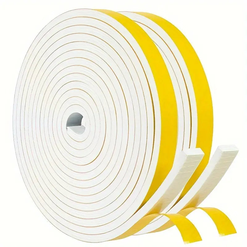 BOSS TAPE Joint d'étanchéité pour porte , fenêtre, isolation thermique, EPDM 6mm, BLANC