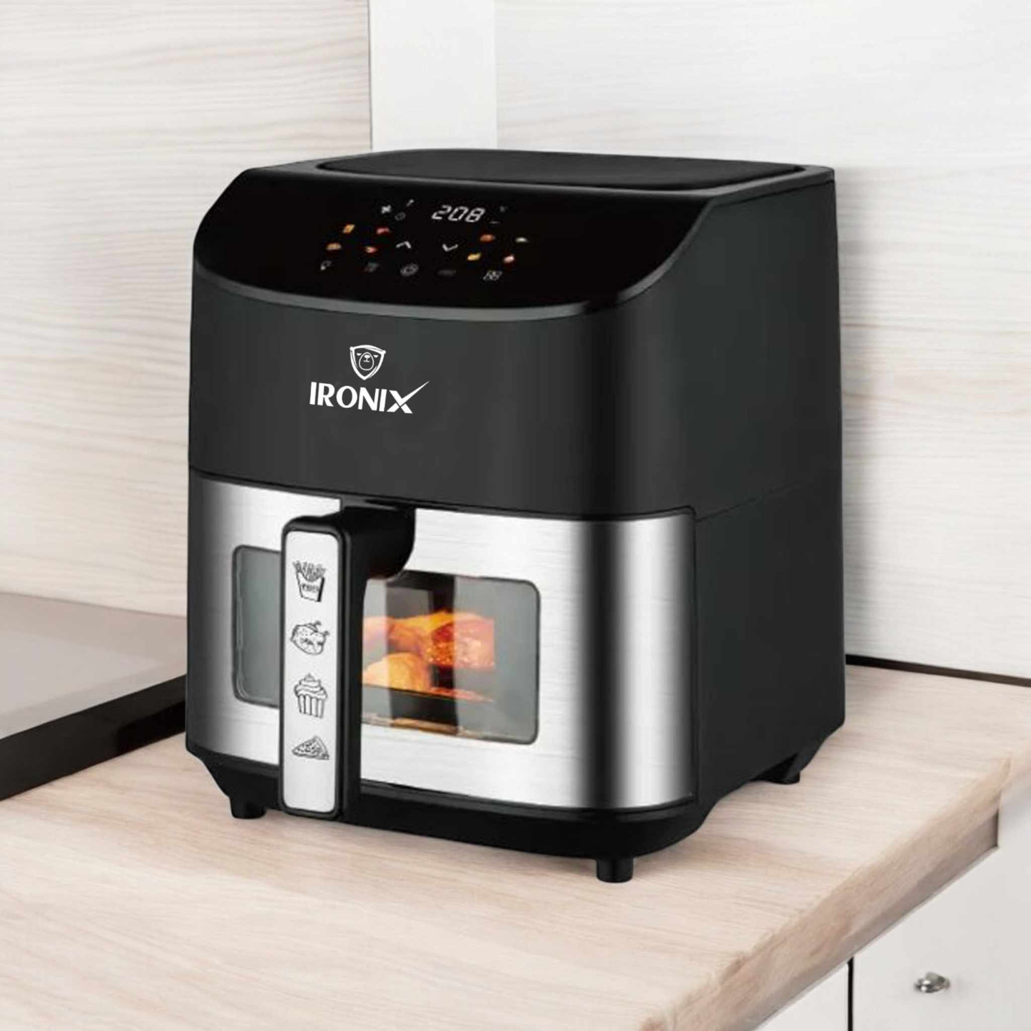 Friteuse à Air Ironix 6L WMN55-3 - Technologie de Circulation d'Air à 360°
