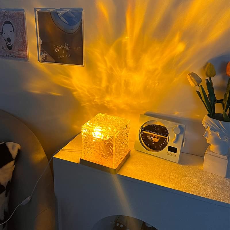 Lampe Aurore Lumière Cristal Veilleuse Romantique - 16 colors