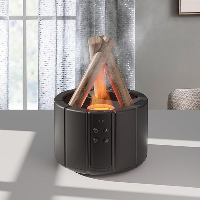 Humidificateur Aromathérapie Bonfire - Ambiance Flamme | Tunisie