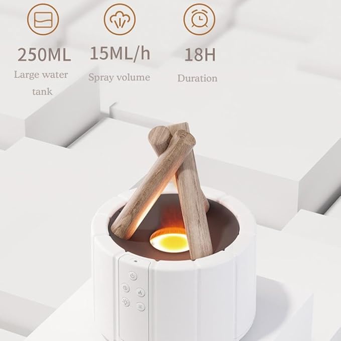 Humidificateur Aromathérapie Bonfire - Ambiance Flamme | Tunisie