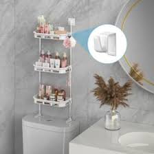 Etagère de Rangement Mural Multifonction à 3 Niveaux