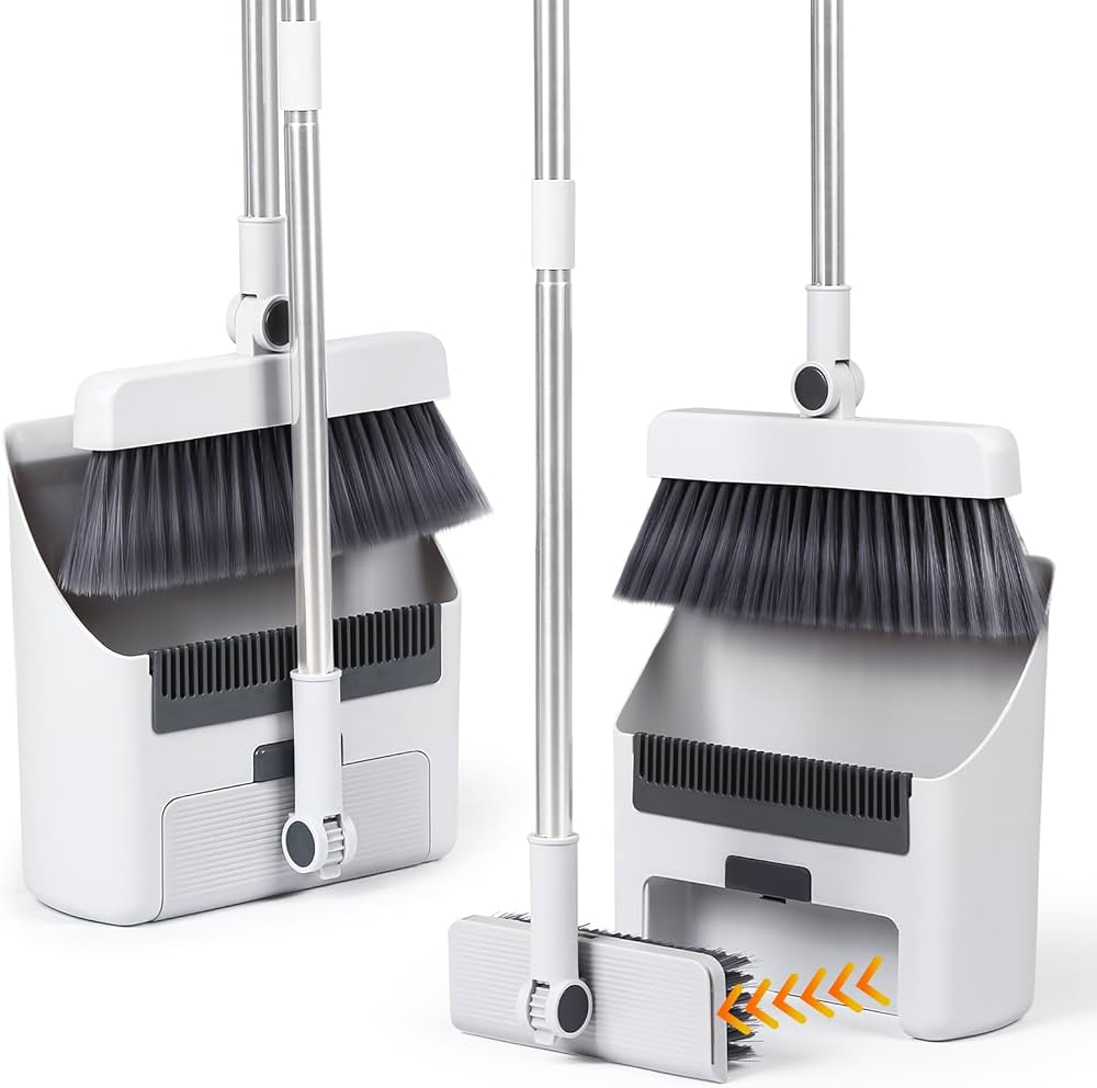 Kit de nettoyage ergonomique avec long manche pour ne plus se baisser