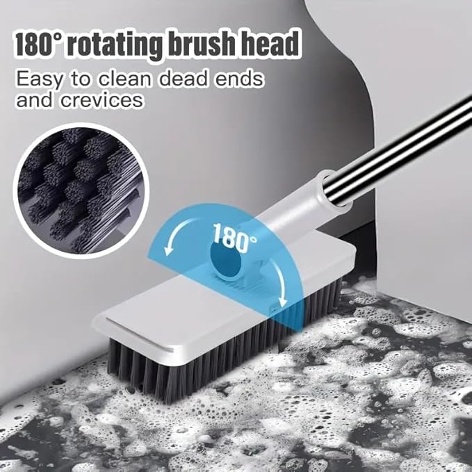 Balai-brosse et pelle 3 en 1 pour l'intérieur et l'extérieur