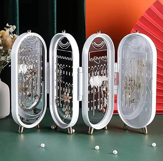 Boîte à Bijoux Pliable avec Miroir – Compacte, Élégante & Pratique - My Store