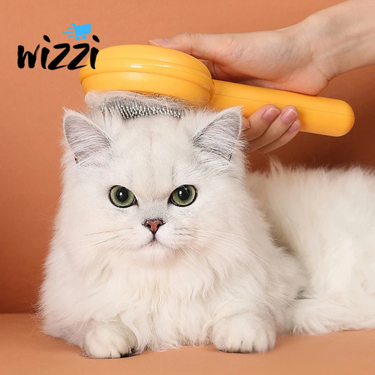 Brosse peigne anti-boules de poils pour chat et chien – Wizzi Tunisie