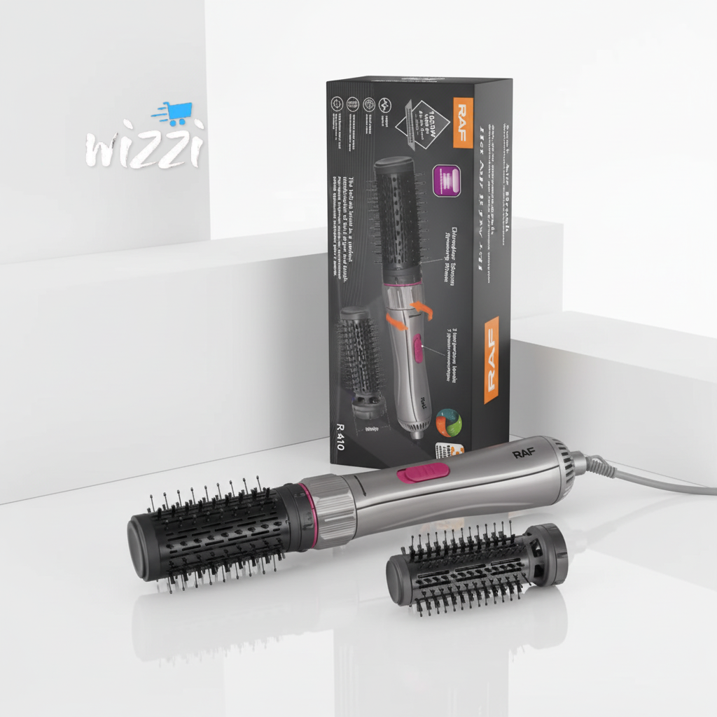 Brosse Sèche-Cheveux 2 en 1 RAF R.410 pour lissage et volume rapide