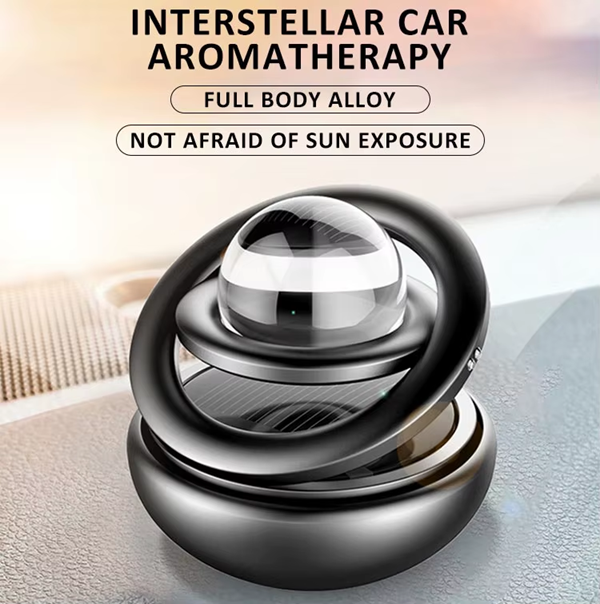 Diffuseur d'aromathérapie Solaire Rotatif Pour Voiture - My Store