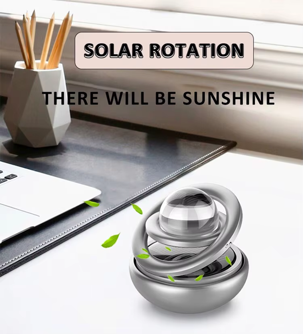 Diffuseur d'aromathérapie Solaire Rotatif Pour Voiture - My Store