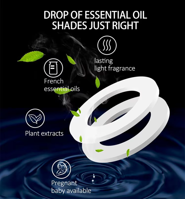 Diffuseur d'aromathérapie Solaire Rotatif Pour Voiture - My Store