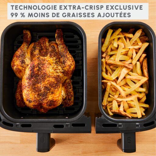 Friteuse sans huile Dual Easy Fry & Grill - My Store