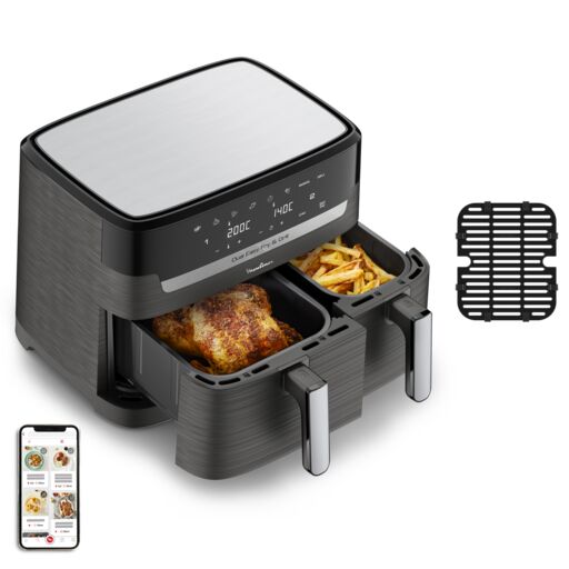Friteuse sans huile Dual Easy Fry & Grill - My Store
