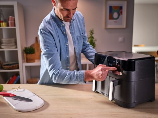 Friteuse sans huile Dual Easy Fry & Grill - My Store