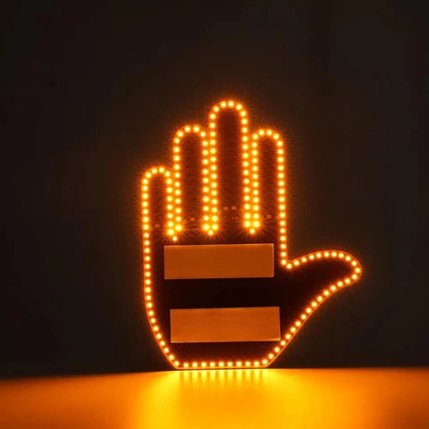 Lampe à Main Doigt LED avec Télécommande – Accessoire Voiture Fun | Wizzi - My Store