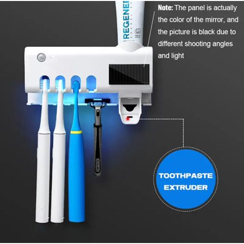 Stérilisateur Brosse à Dents + Distributeur Dentifrice Automatique | Wizzi - My Store