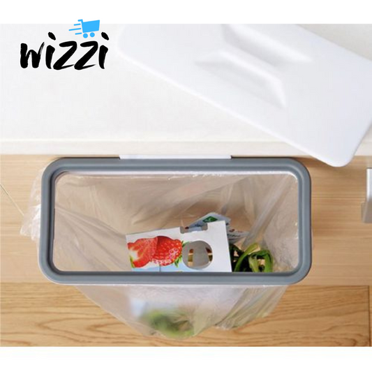 Support pour sac poubelle avec couvercle – fixation tiroir ou placard – Wizzi Tunisie

