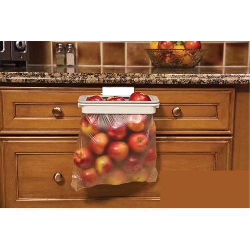 Support Sac Poubelle avec Couvercle – Fixation Porte ou Tiroir | Wizzi - My Store